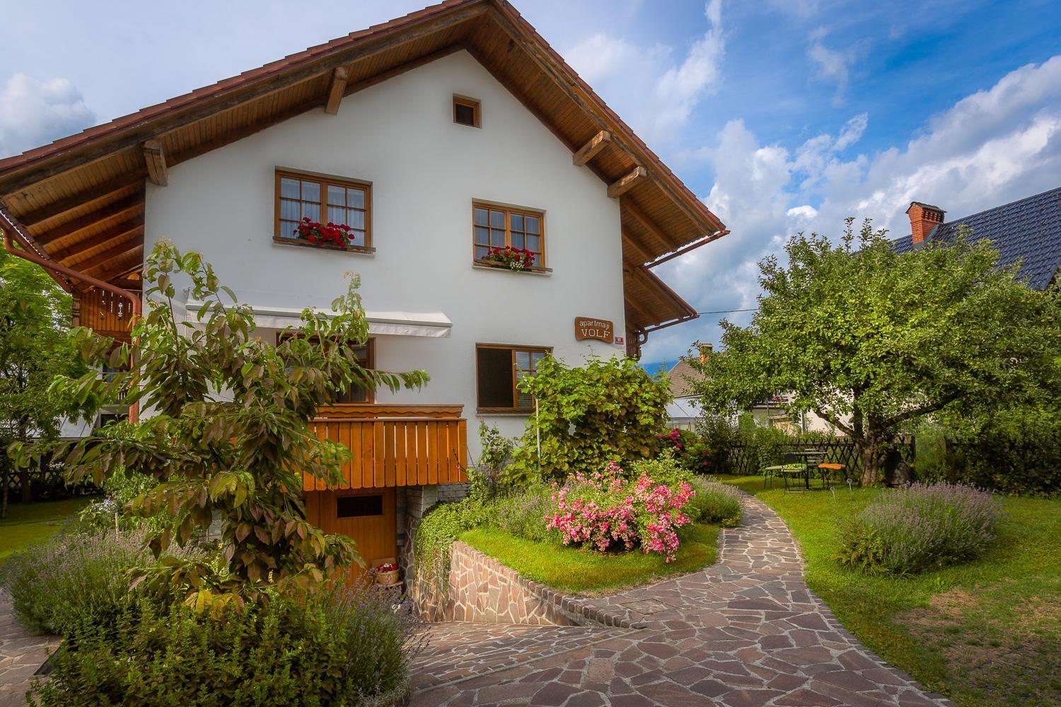 Apartmaji Volf Zgornje Gorje Buitenkant foto