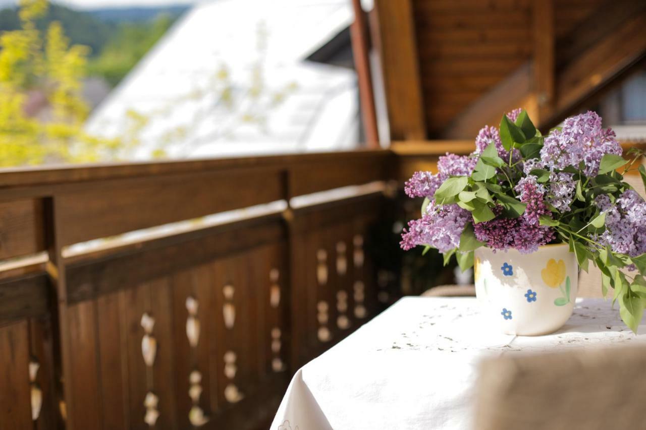 Apartmaji Volf Zgornje Gorje Buitenkant foto