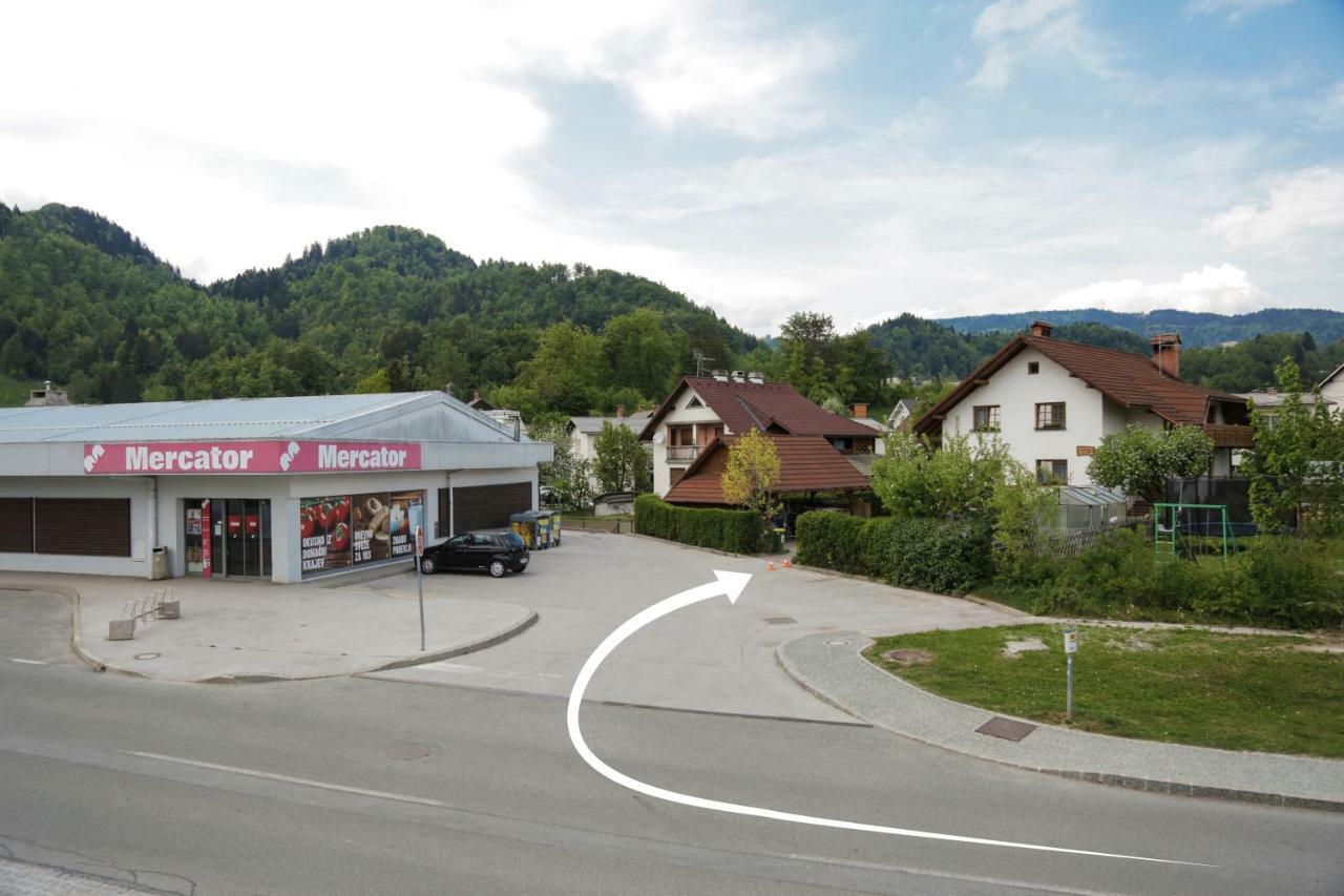 Apartmaji Volf Zgornje Gorje Buitenkant foto