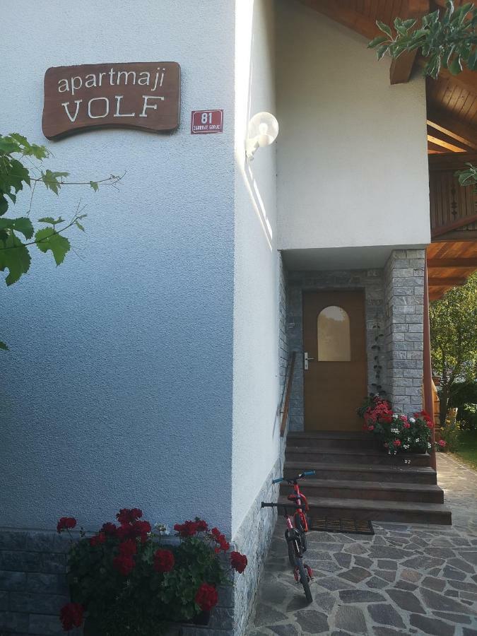 Apartmaji Volf Zgornje Gorje Buitenkant foto