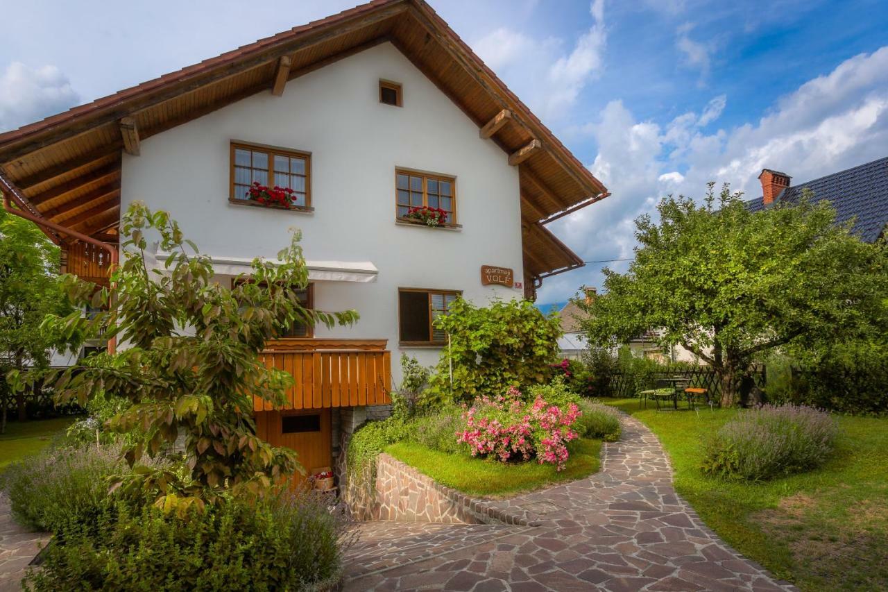 Apartmaji Volf Zgornje Gorje Buitenkant foto